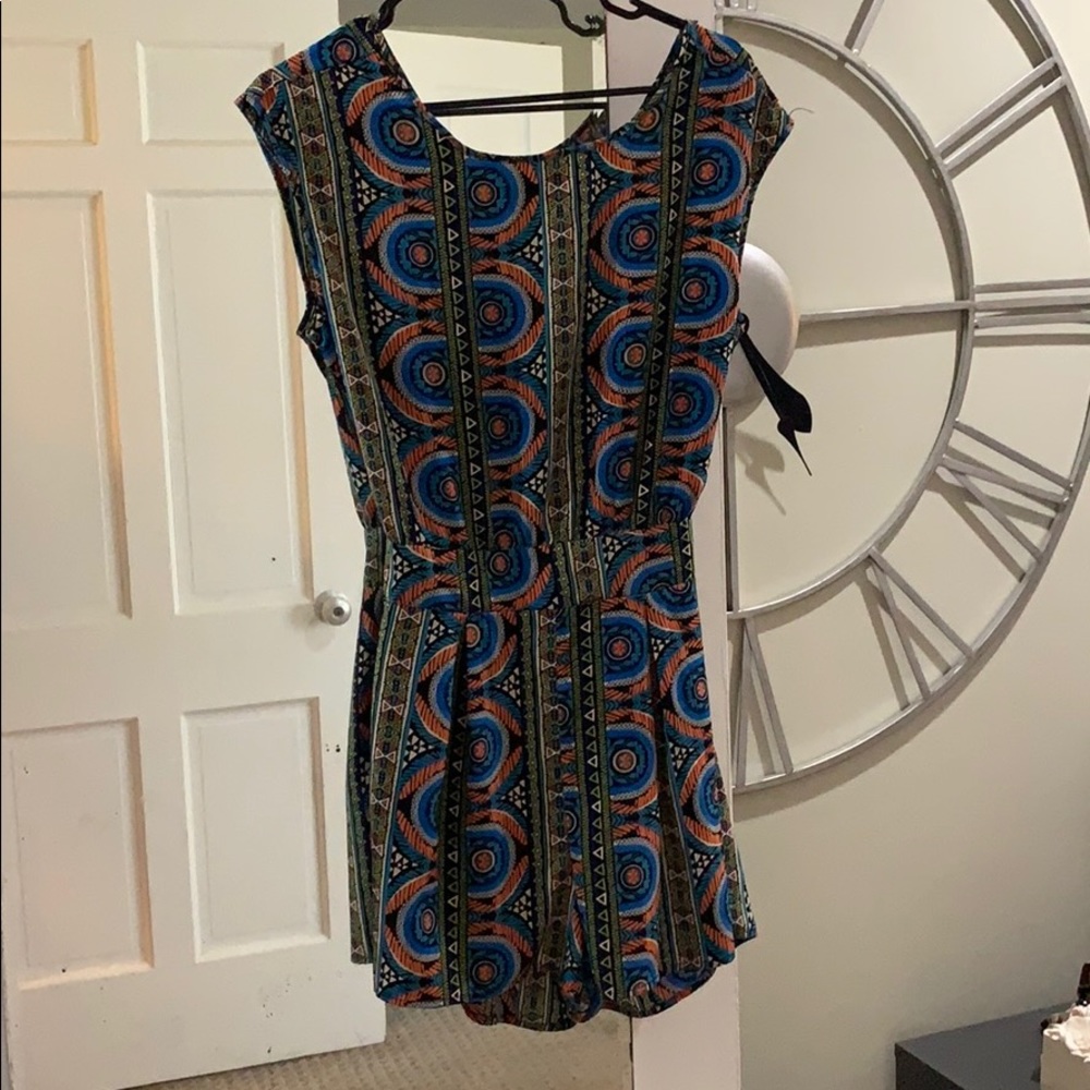 Francesca’s Multi-Print Romper